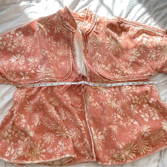 FREE PEOPLE LUA BED DENIM JACKET TOP SIZE L NWOT - Picture 9 of 10